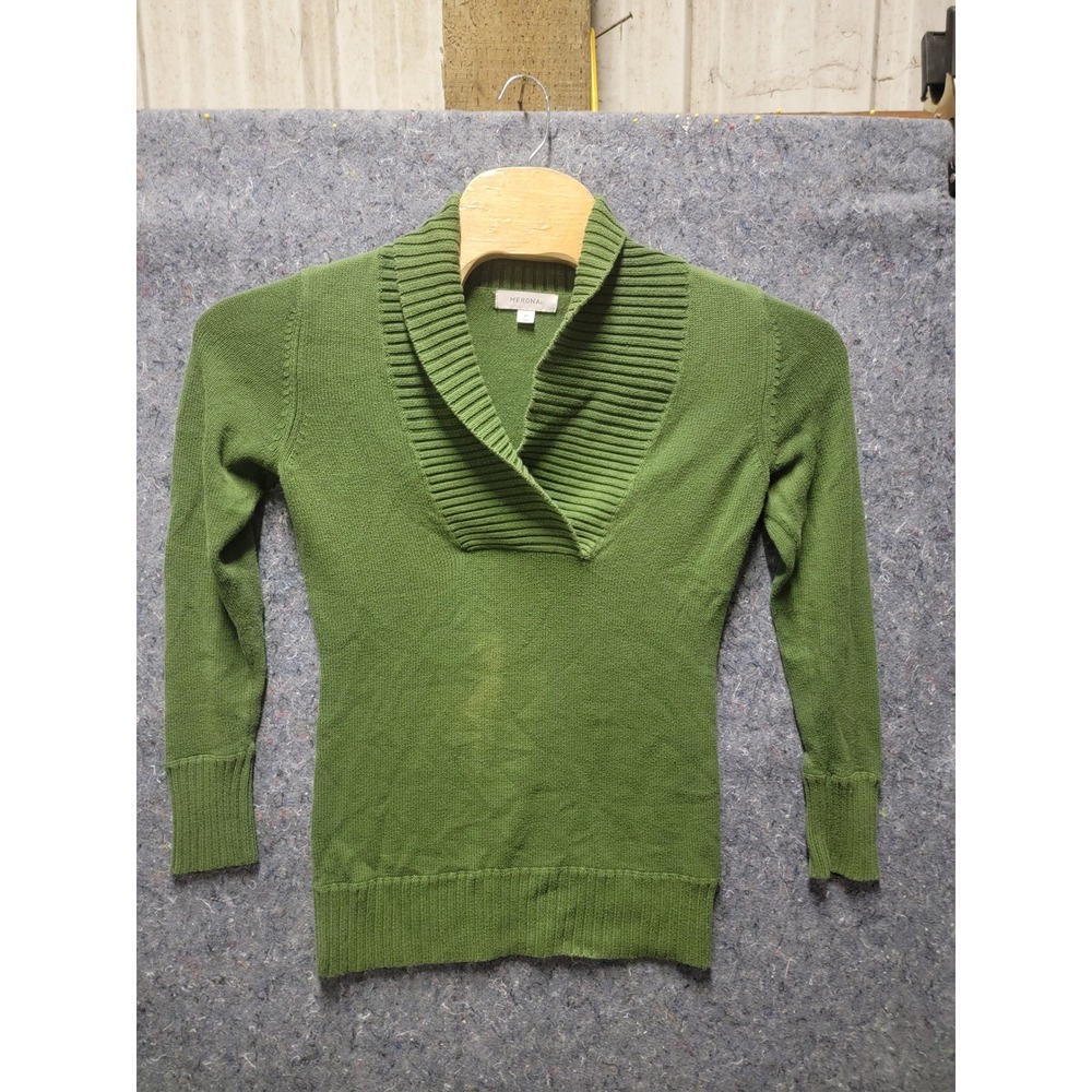 Meona Pullover Sweater Green Sweater Longsleeve Size M